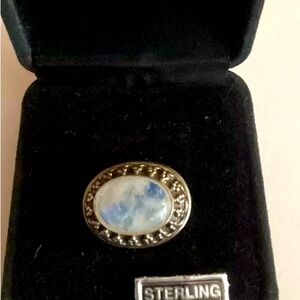 COPY - Doug Paulus Sterling Silver moon stone  ring